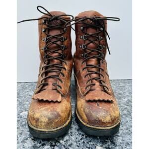 Rocky Boot Men's 9" LT All Leather, Dark Brow Waterproof US Size 11.5M